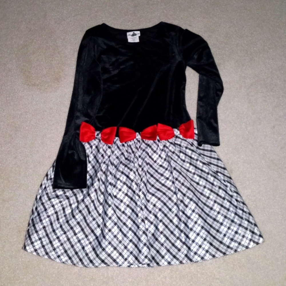 WOW! Rare Editions Velvet & Taffeta Confection Dress, 14 Girls